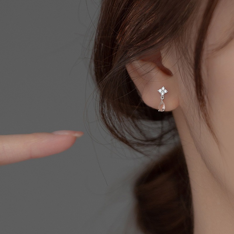 kecses ezüst fülbevaló