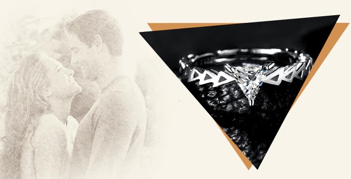 piramis cirkon köves ezüst gyűrű